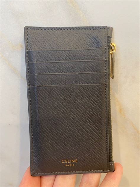 women wallet celine|celine zipped card holder.